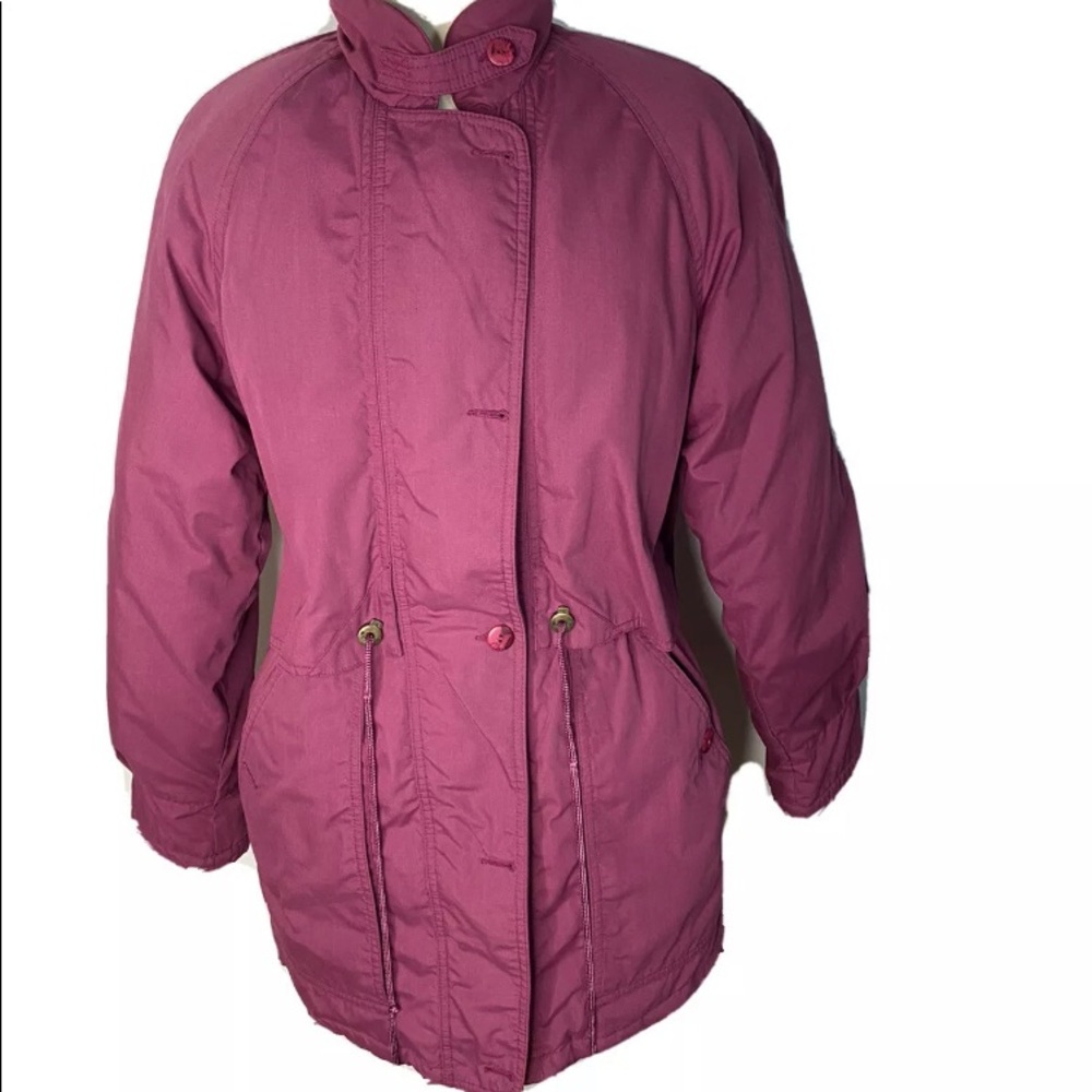 Vintage 90s Eddie Bauer Goose Down Jacket Women's S Quilted Puffer Winte…
